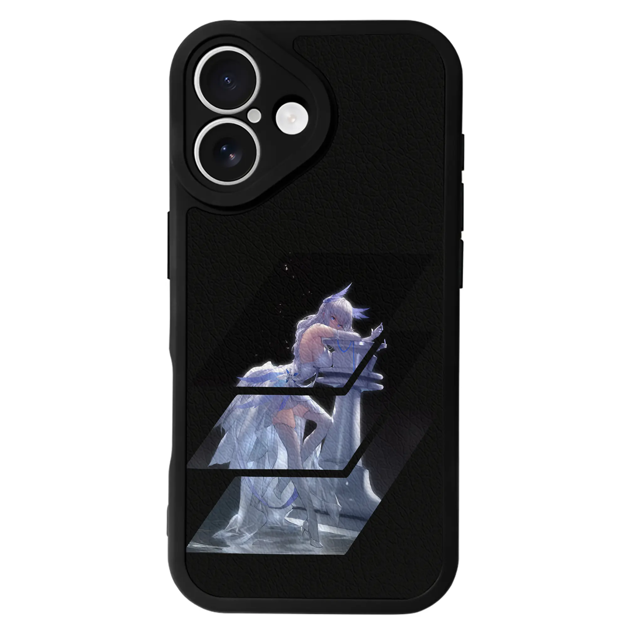 アズールレーン グッズ,イラストリアス - IPhone 16シリーズ対応 ・ シリコンスマホケース ・ レザー調 ・ 高精度フィット ・ 耐衝撃 ・ ワイヤレス充電対応 ・ 精密カット